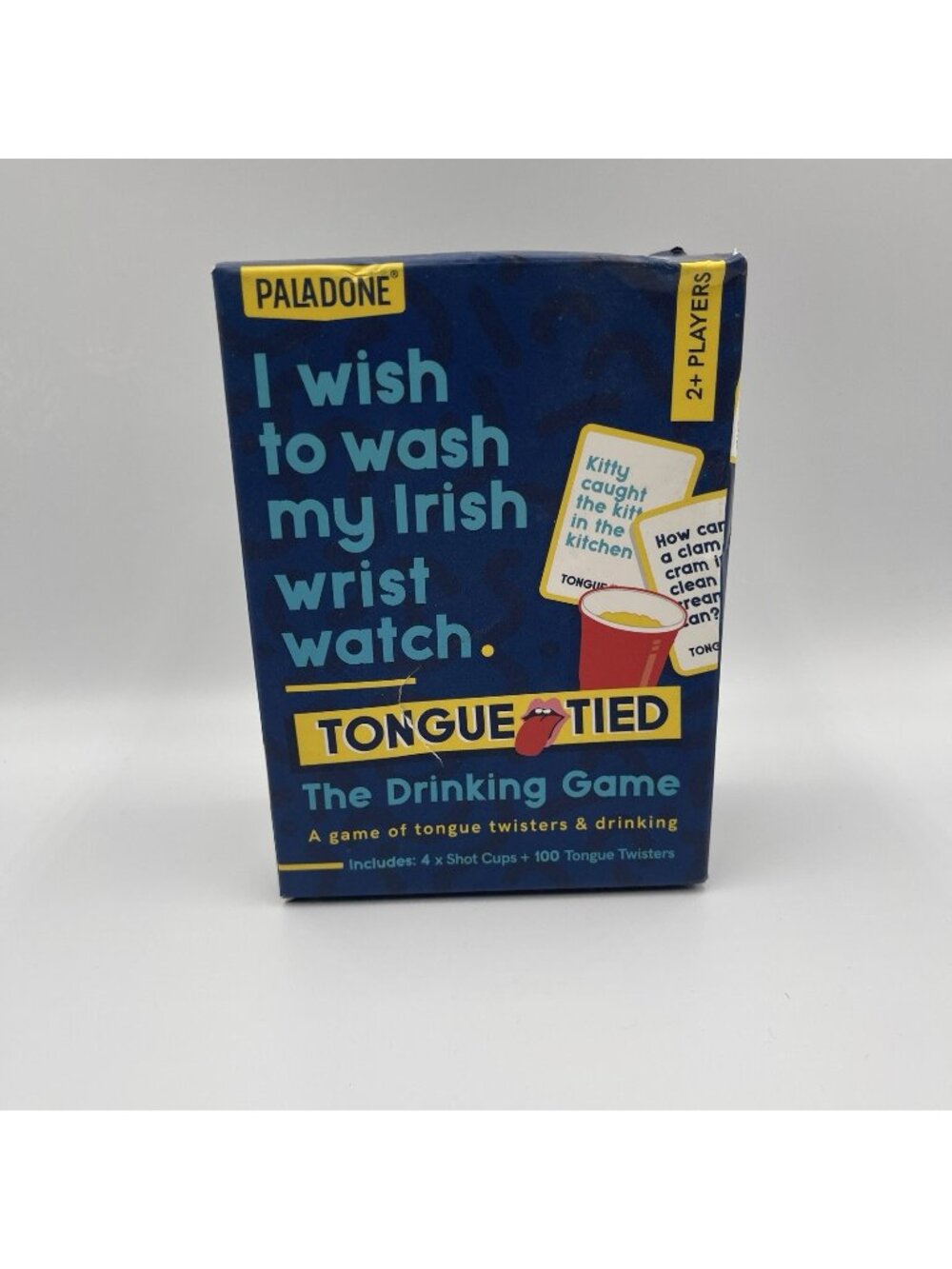 Tongue Tied Drinking Game, Read the Tongue Twister or Take a Shot Brand: Palado
